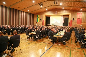 Kreisfeuerwehrverbandsversammlung 2015 in der Asperger Stadthalle
