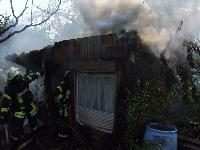 B2 - Gartenhausbrand