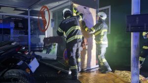B2 - Feuer/Rauch Müllbehälter