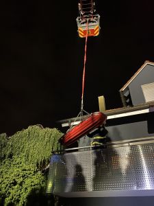 H1 - Rettung mit DLK Gebäude