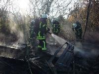 B2 - Gartenhausbrand