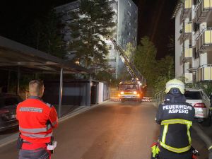 H1 - Rettung mit DLK Gebäude