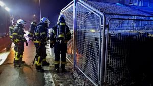 B1 - Feuer/Rauch Müllbehälter