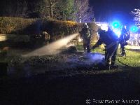B2 - Gartenhausbrand