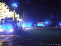 B2 - Gartenhausbrand