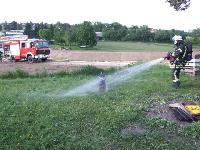 B2 - Gartenhausbrand