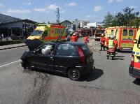 H2 - Verkehrsunfall mit eingeklemmter Person