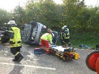 H2 - Verkehrsunfall mit eingeklemmter Person