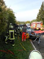 H2 - Verkehrsunfall mit eingeklemmter Person