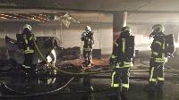 B3 - PKW Brand in Tiefgarage