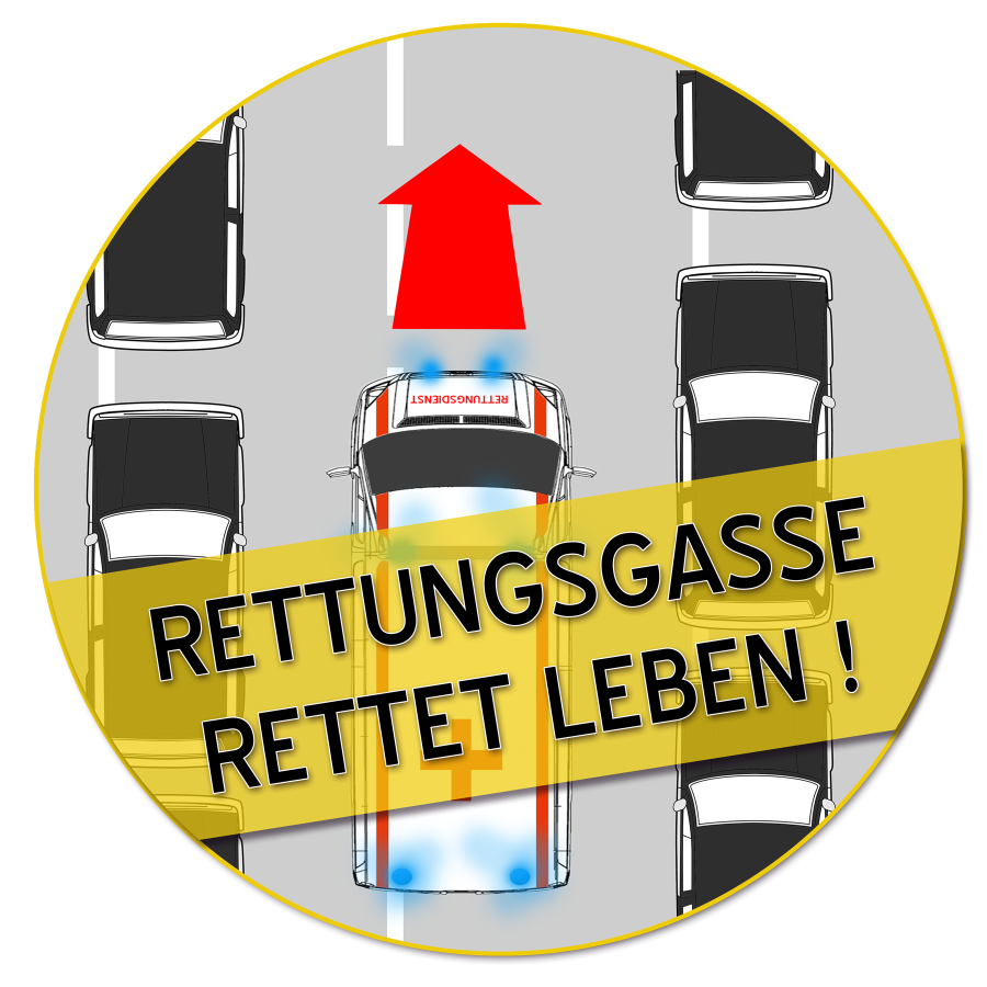 Rettungsgasse Logo k